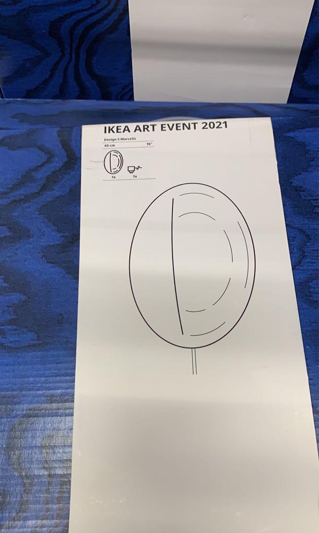 Ikea Art Event 2021 LED Wall lamp, Furniture & Home Living, Lighting