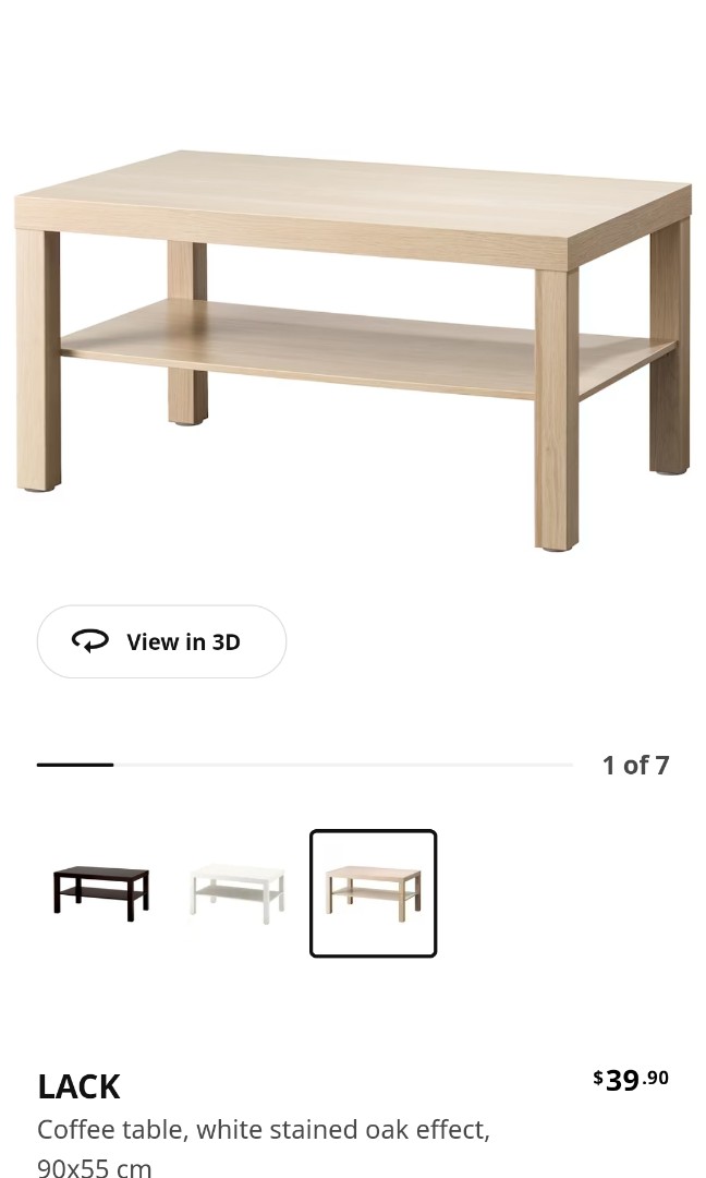 Ikea Lack Coffee Table Furniture Home Living Tables Sets On Carou Ikea Lack Coffee Table Furniture, Lack Coffee Table White 90 X 55 Cm
