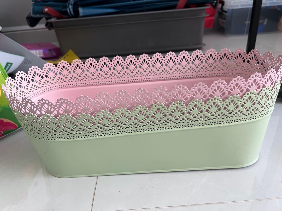 Ikea metal container, Furniture & Home Living, Home Decor, Vases