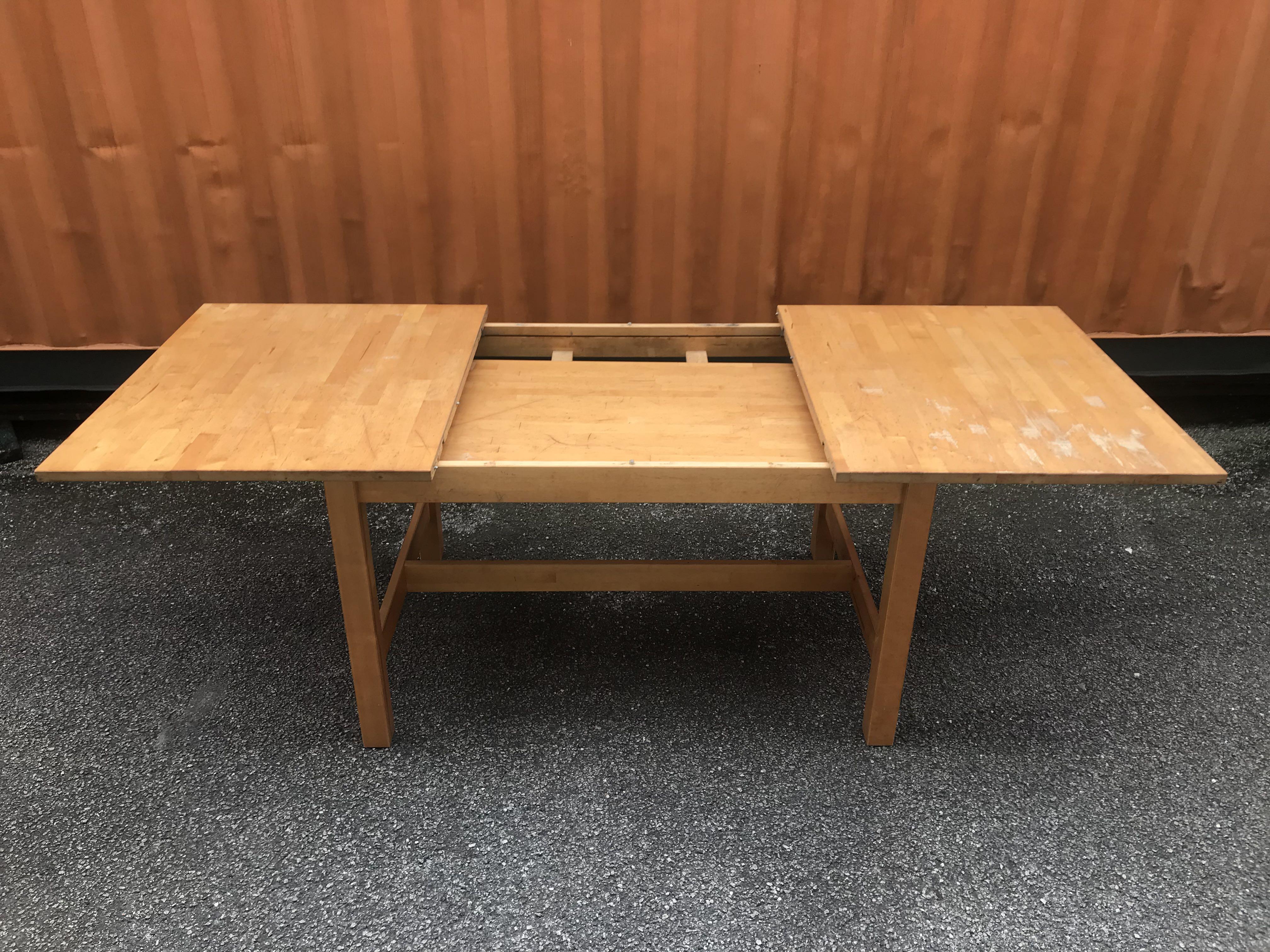 IKEA Ronninge Extendable Table , Furniture & Home Living, Furniture