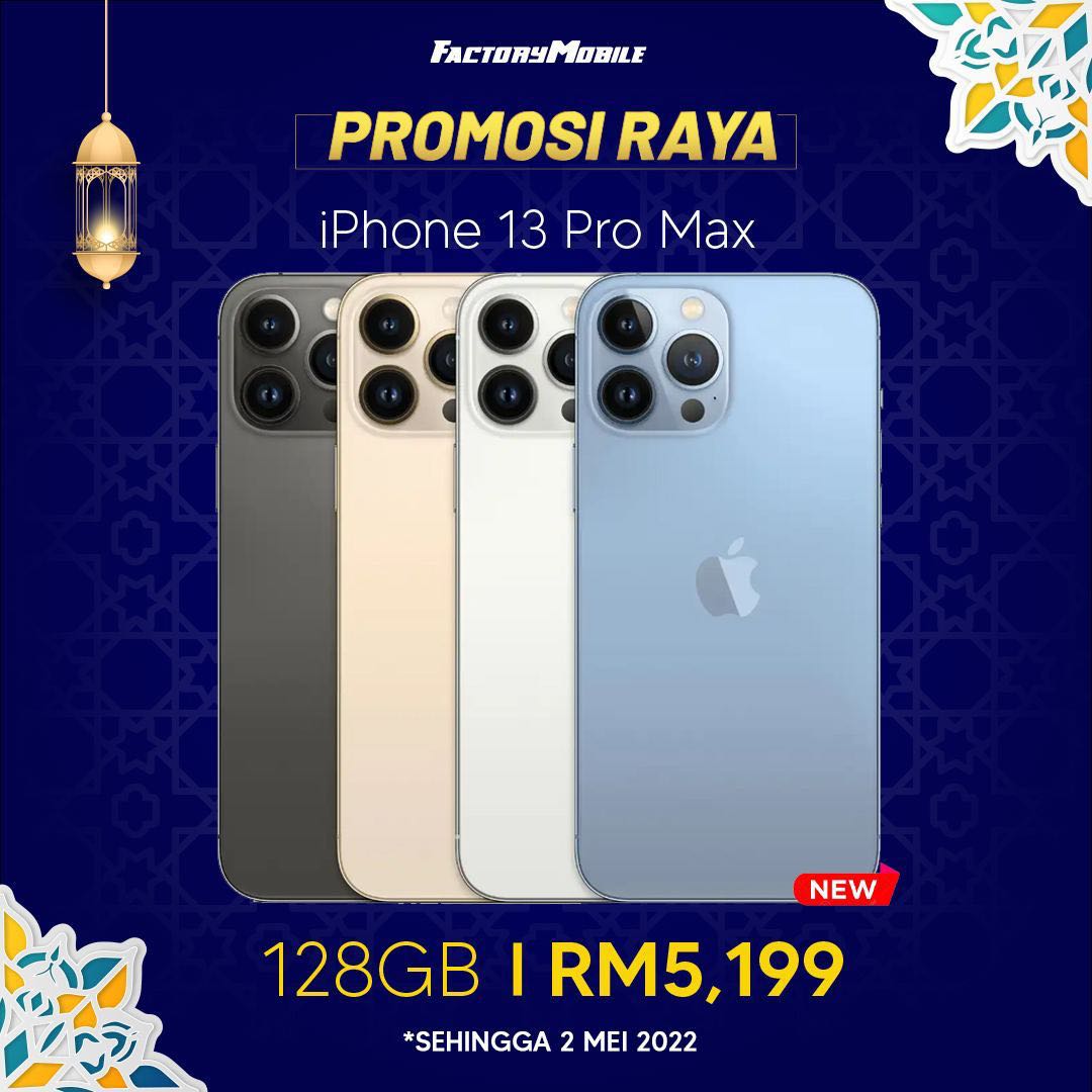 promo iphone 13 pro max