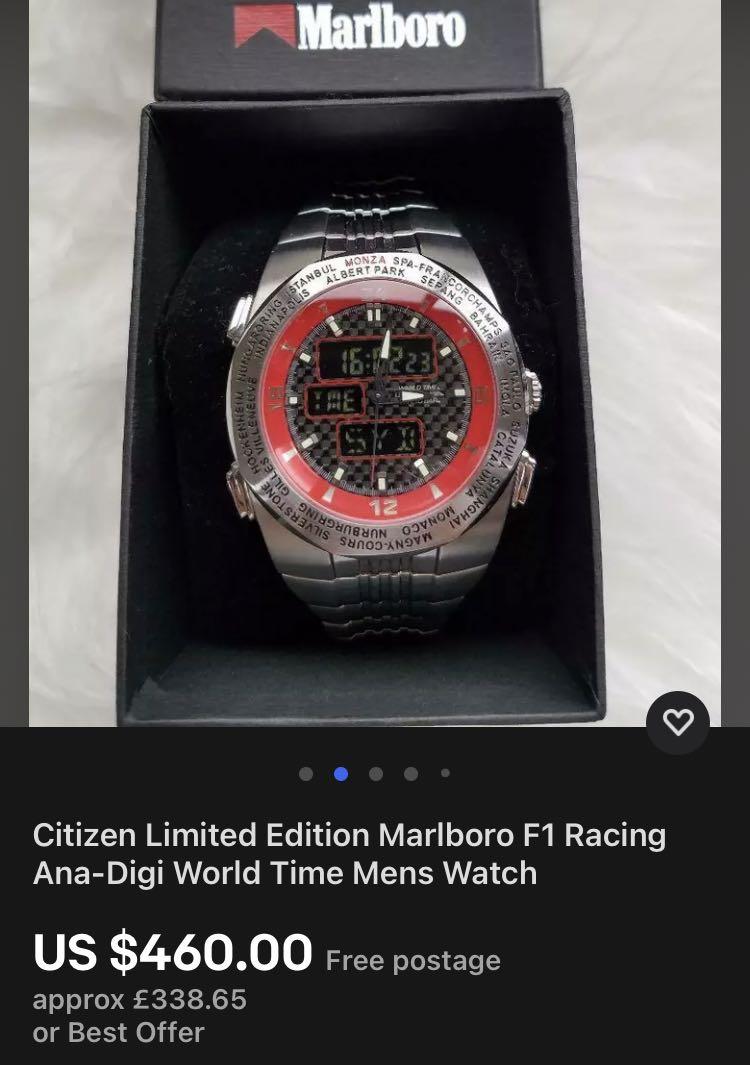 Jam Citizen Marlboro Limited Edition