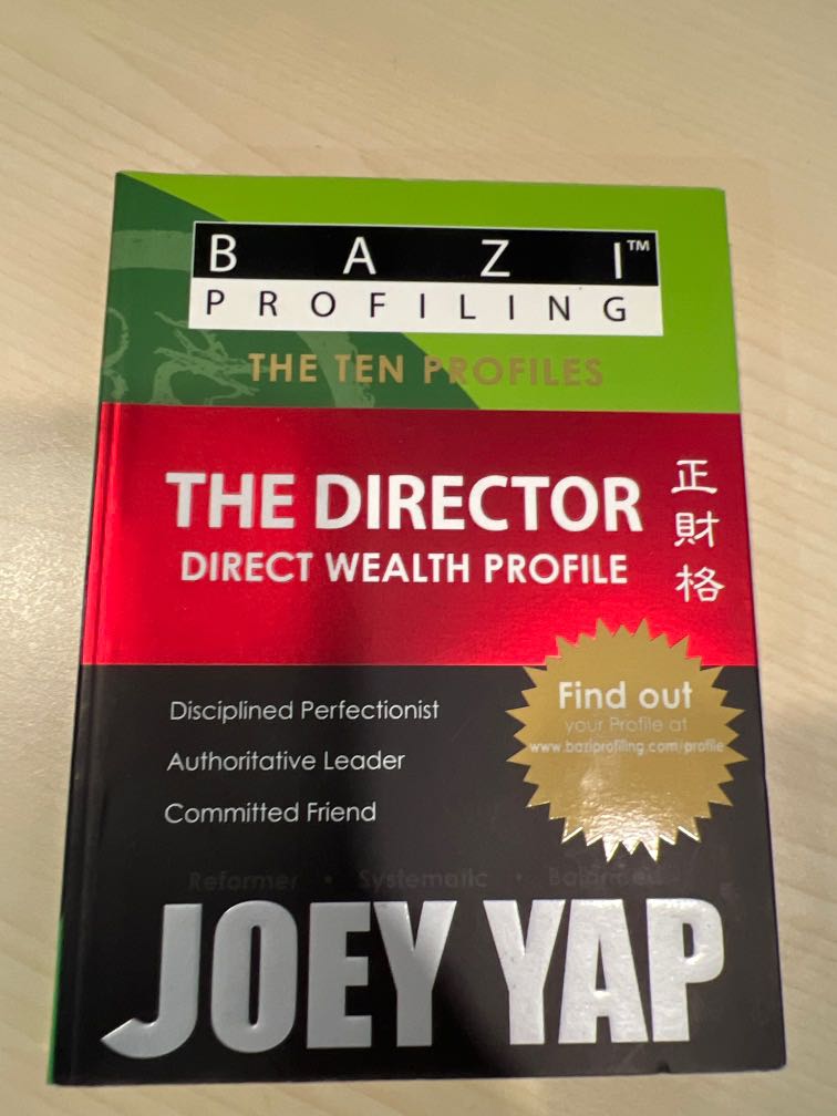 Joey Yap the 10 Profiles (The director), Hobbies & Toys, Books