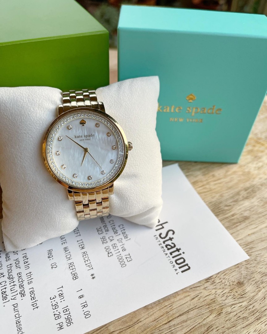 Kate spade gold watch top