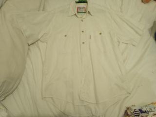 Kemeja Budweiser ORI white shirt