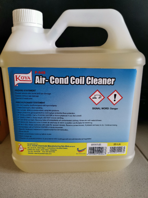 Koya Aircon Coil Cleaner (chemical wash) 500ml, Furniture & Home