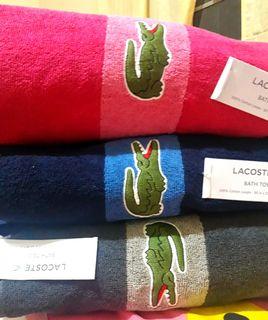 Lacoste towel big logo