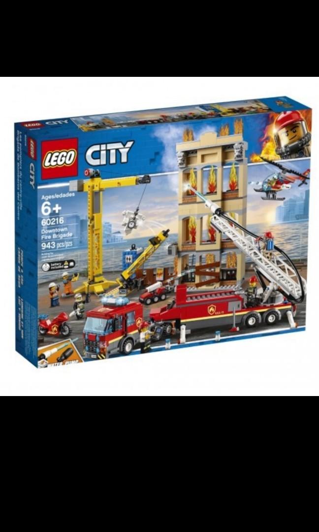 LEGO CITY 60216 Downtown Fire Brigade Hobbies Toys Toys Games on Carousell