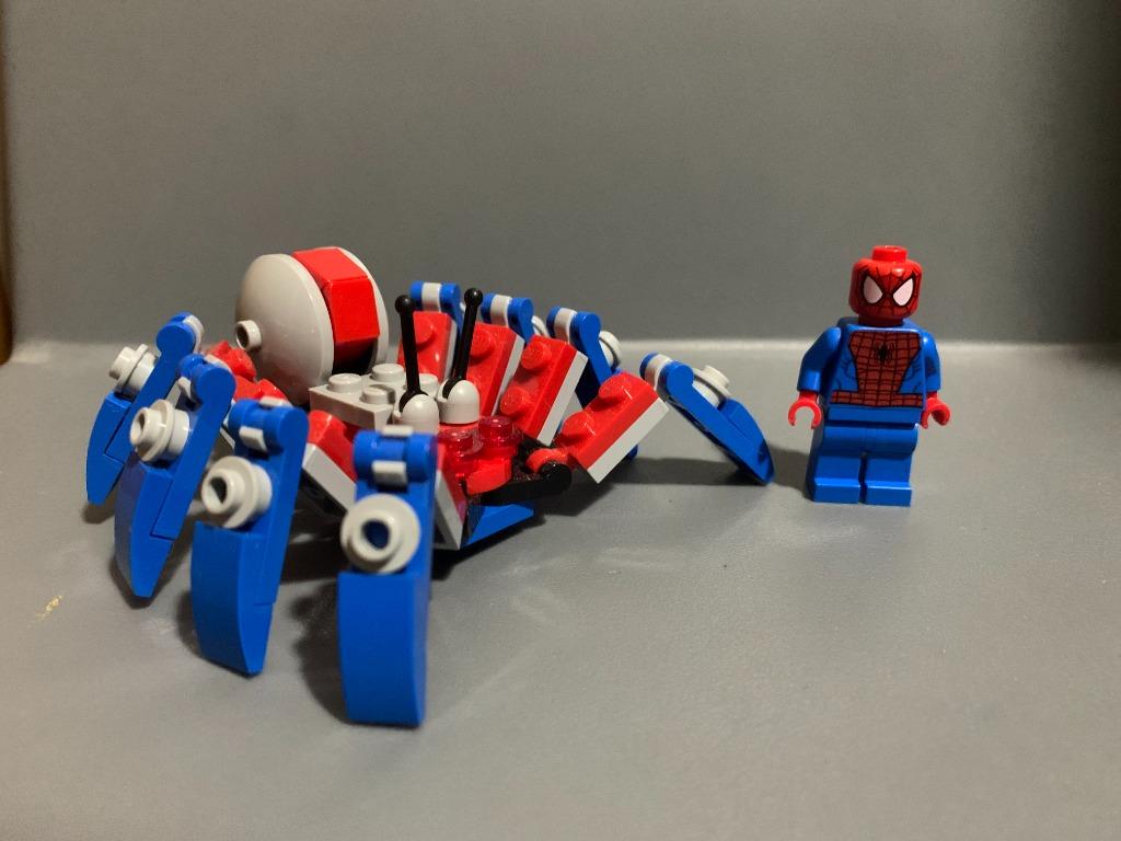 Lego spider man hotsell spider crawler instructions