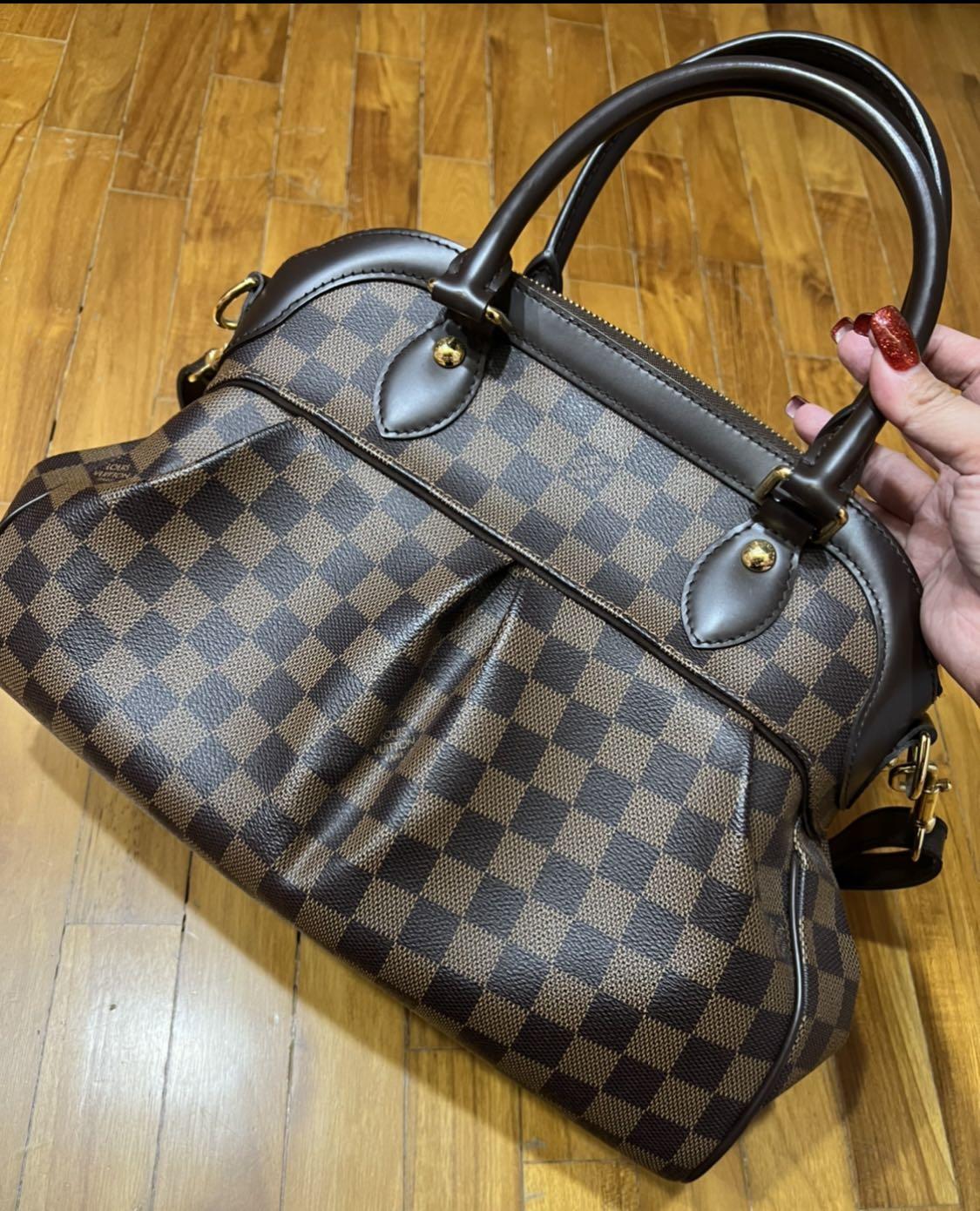 Damier Ebene Trevi PM Satchel Preloved, Excellent Condition S$1200