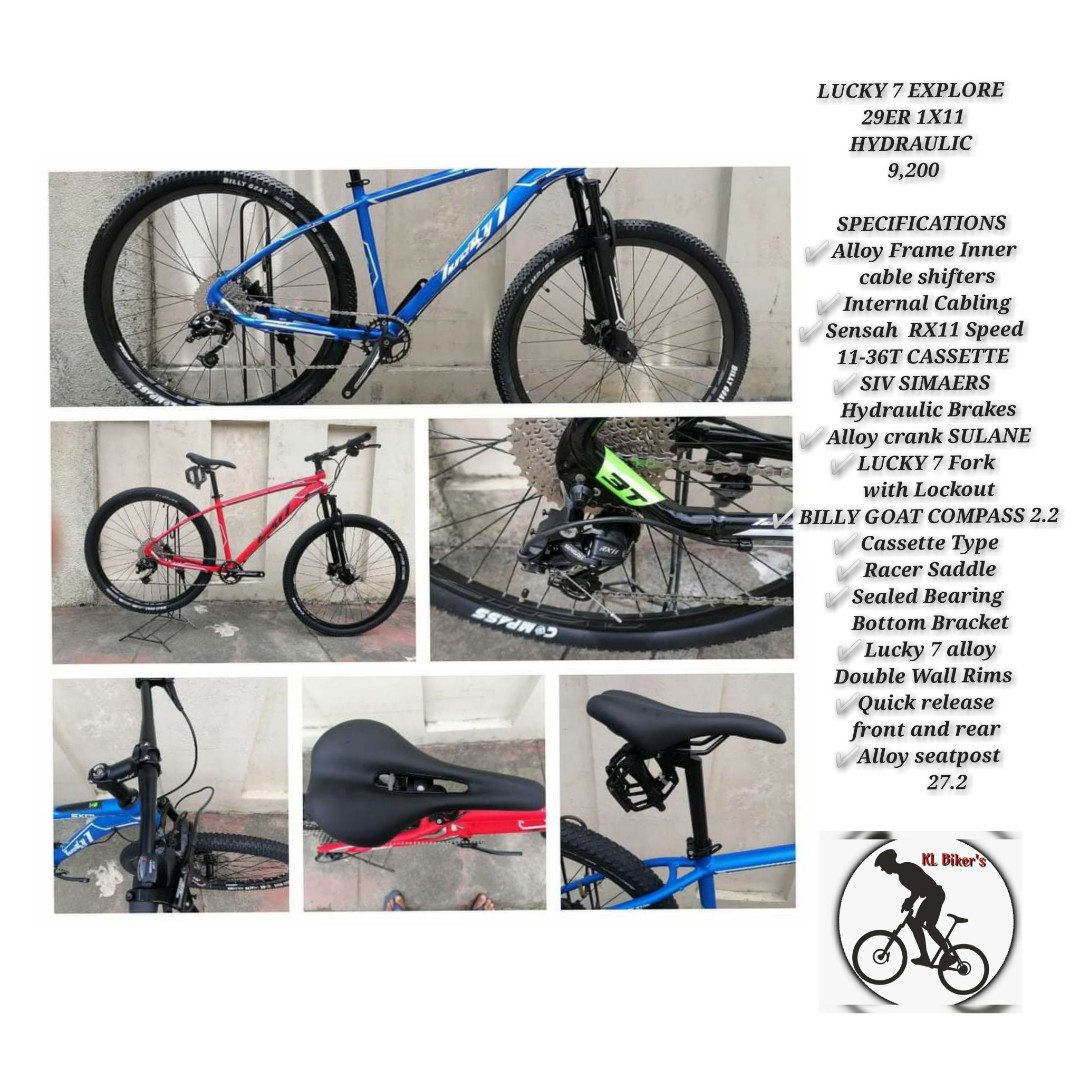 Lucky 7 explore 29er hydraulic, Sports 