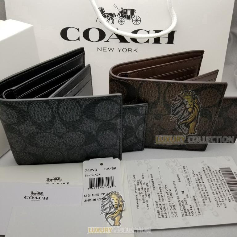 Coach deals wallet 2018
