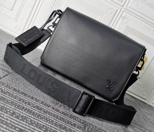 Louis Vuitton Lv Aerogram Phone Pouch Crossbody Black Leather bag, Luxury,  Bags & Wallets on Carousell