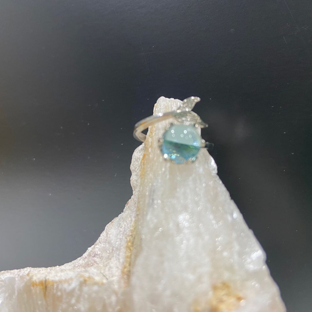 Mermaid on sale glass ring