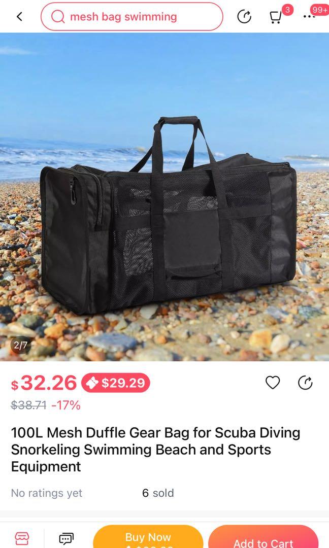 Mesh Duffle Bag 100L, Sports Equipment, Sports & Games, Water
