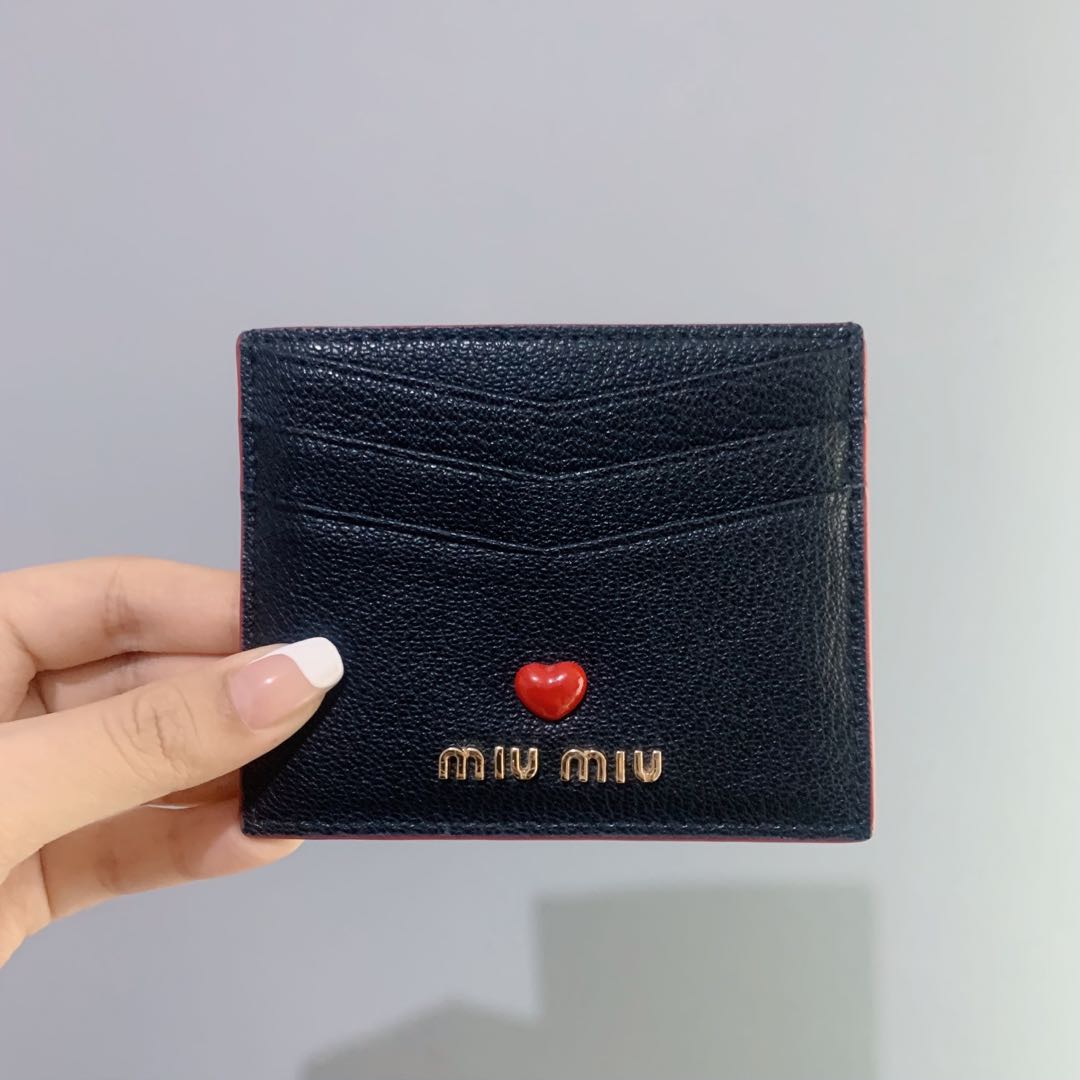miu miu heart wallet