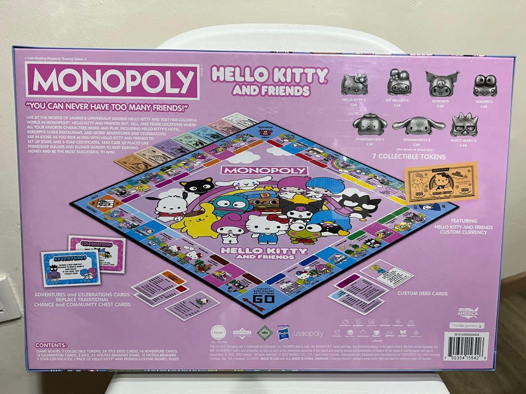 Hello Kitty Limited Edition Sanrio Game Lot Monopoly Scrabble