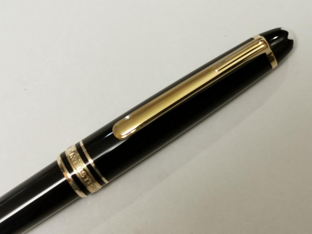 Montblanc #144 Black Resin Fountain Pen ~ 萬寶龍#144 黑色筆桿墨水 