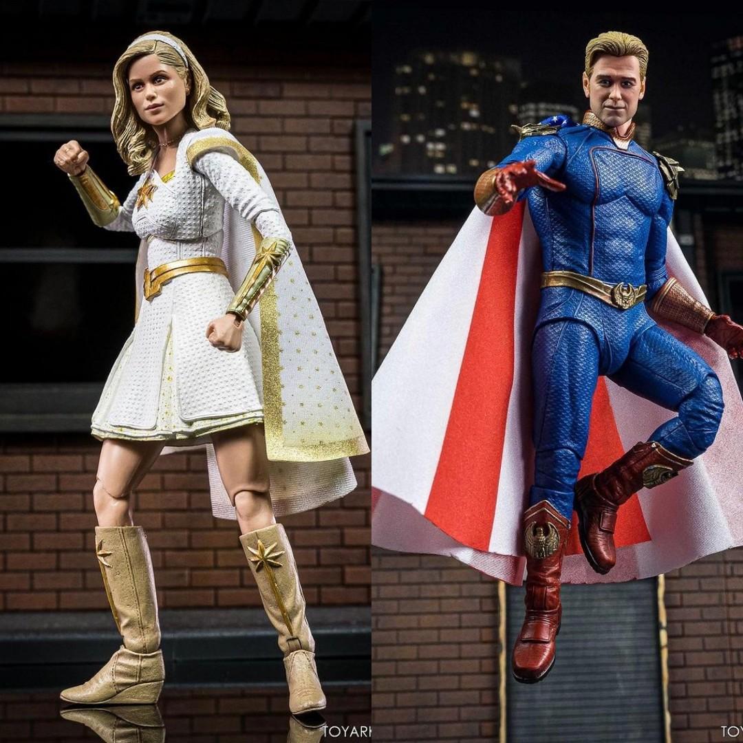 neca the boys homelander and starlight not shf hottoys mezco mafex 