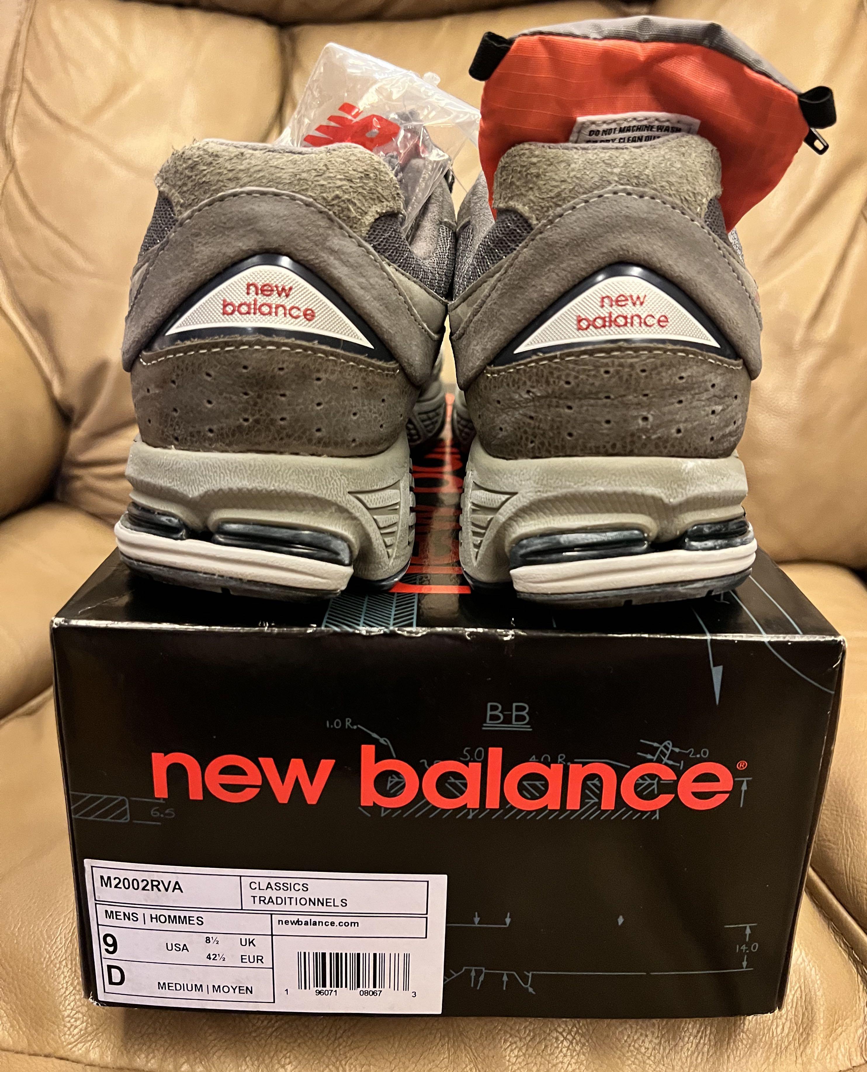 New Balance M2002 RVA US 9/ UK 8.5, 男裝, 鞋, 波鞋- Carousell
