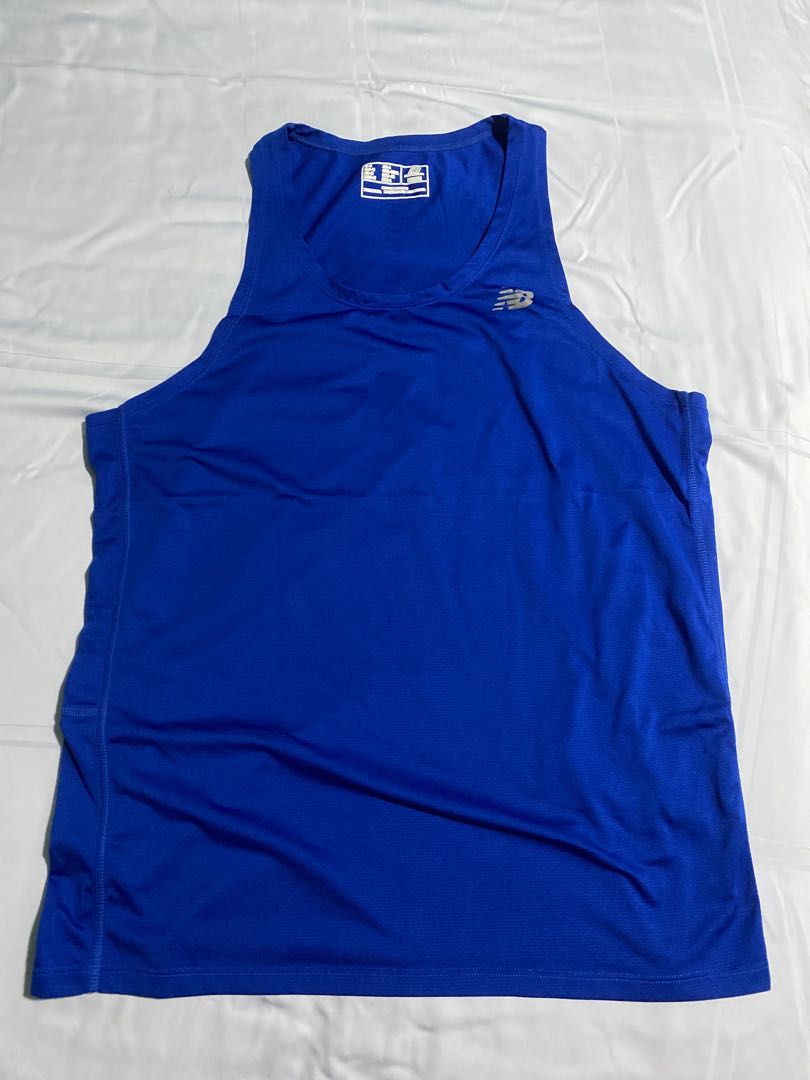 New balance singlet M size, Men's Fashion, Activewear on Carousell