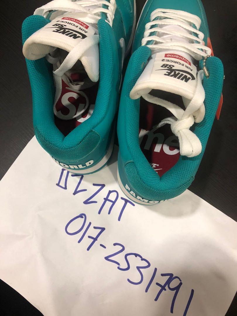 Supreme air force 2 on shop feet