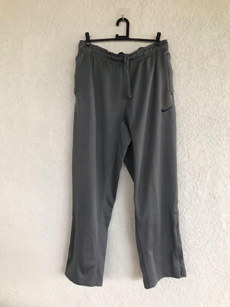 Nike dri-fit ankle zip jogging pants 