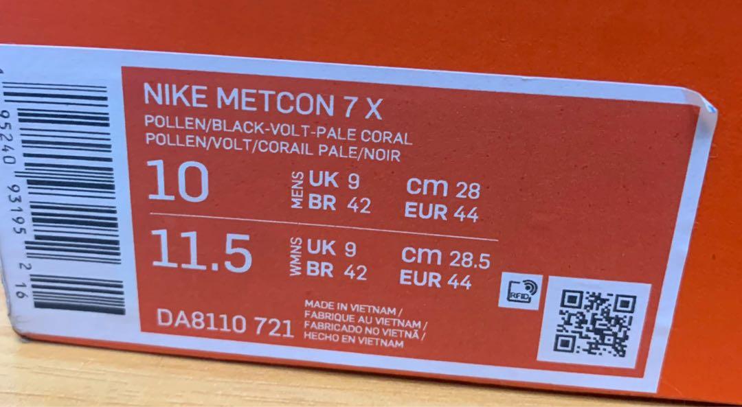 nike metcon 44