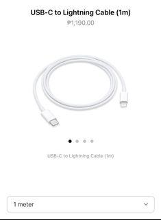 Original Apple USB-C to Lightning Cable (1M)