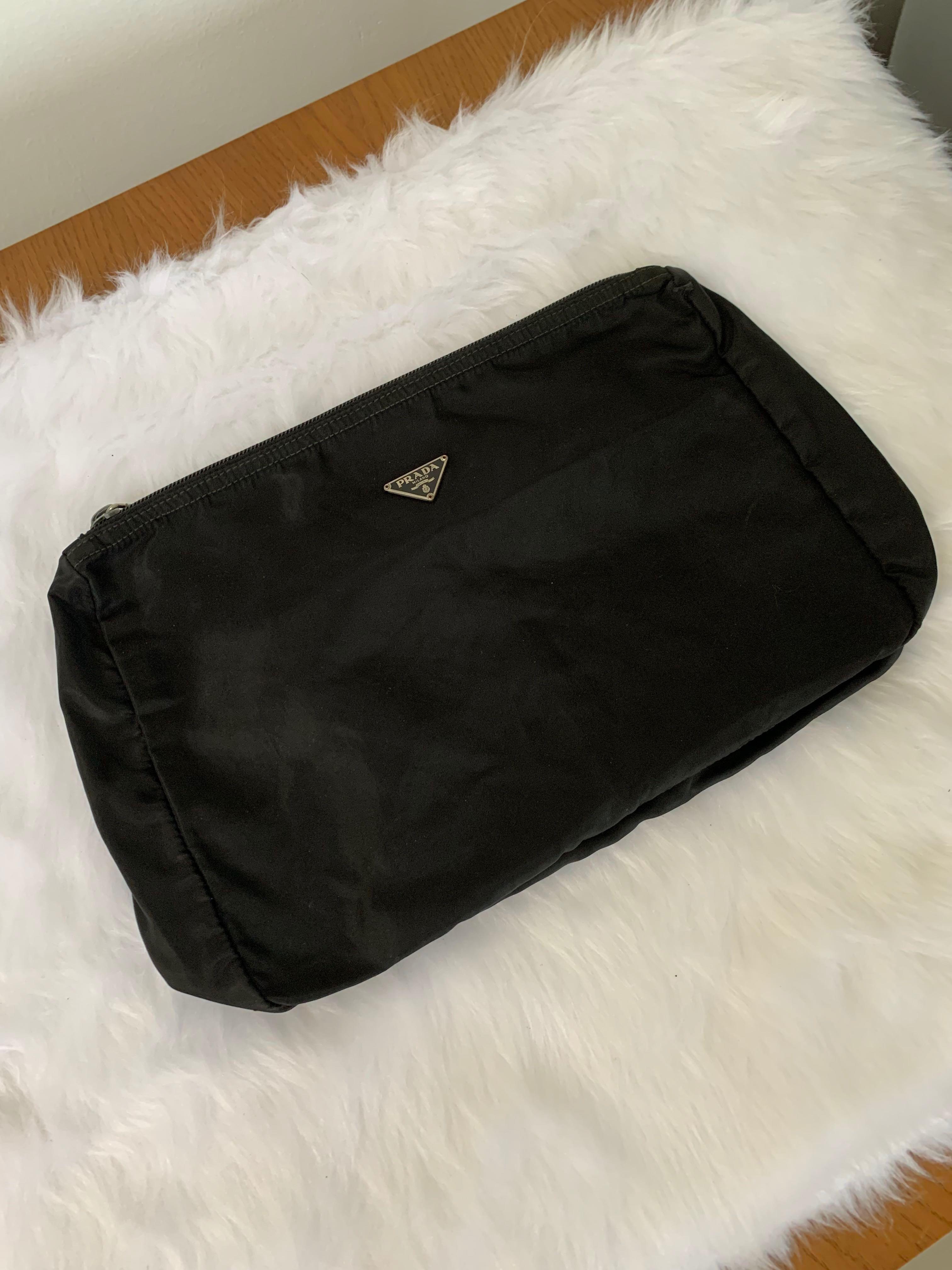 Rush Sale Original PRADA Nylon Pouch Large size