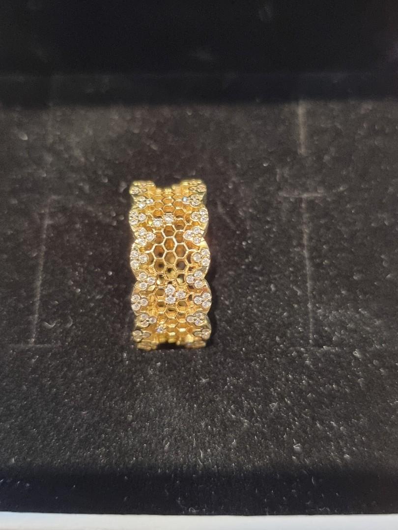 Honeycomb lace ring pandora hotsell