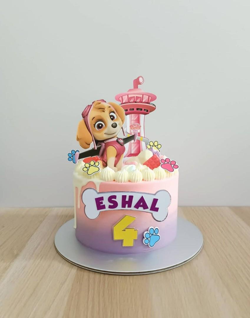 Paw Patrol Skye Buttercream Cake | Baked by Nataleen