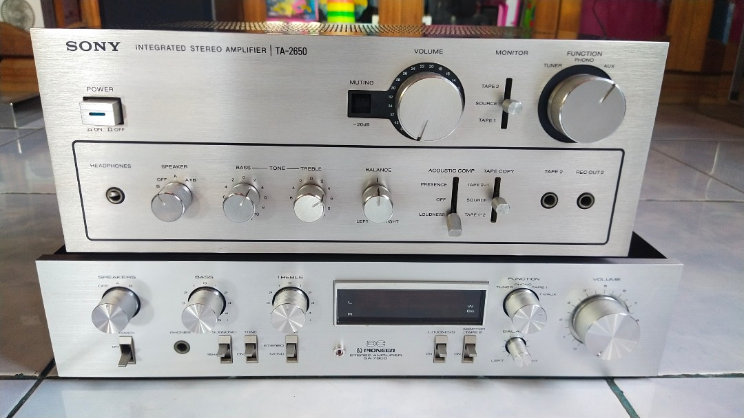 Pioneer sa 7900 & sony ta-2650, Audio, Soundbars, Speakers & Amplifiers ...