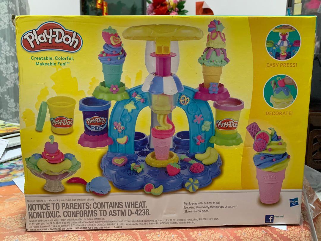 Play doh swirl and scoop ice cream top