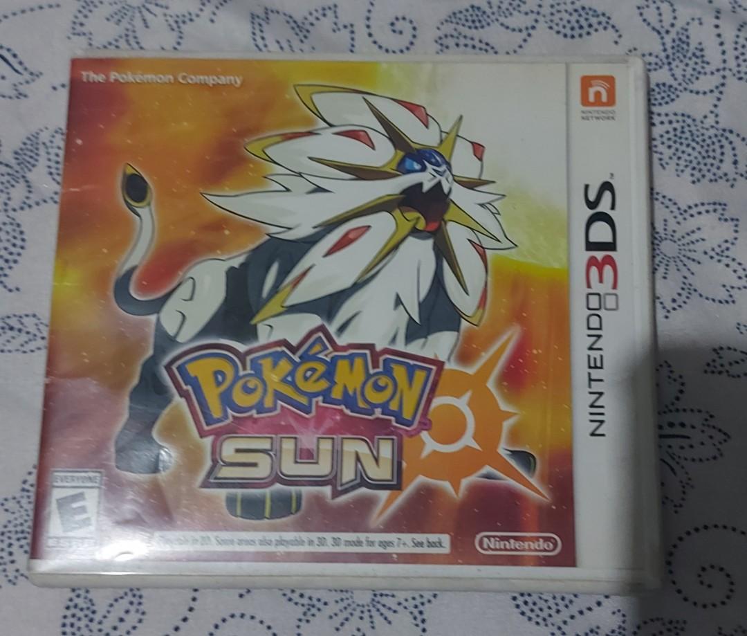 Pokemon Sun (Category: Nintendo) located in Valenzuela. Submitted by wammiboy (Listing ID 1156653836, Image 1). Description: No issues.