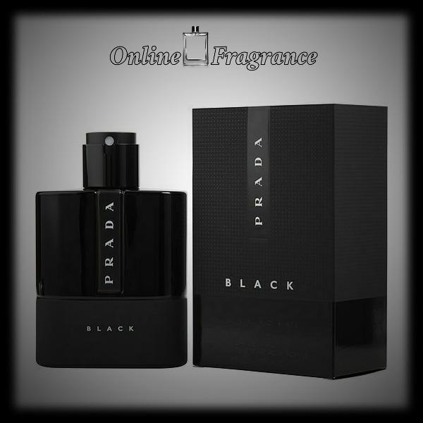 Prada black men's cologne top