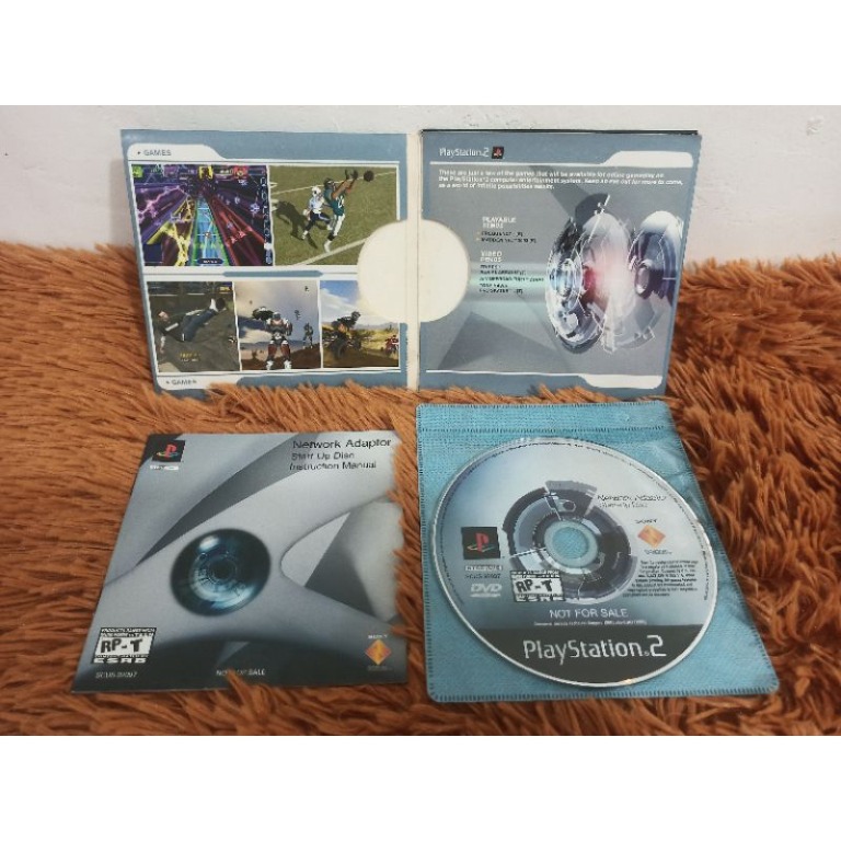 PS2 Network Adaptor Start Up Disc NTSC U C NFR Video Gaming