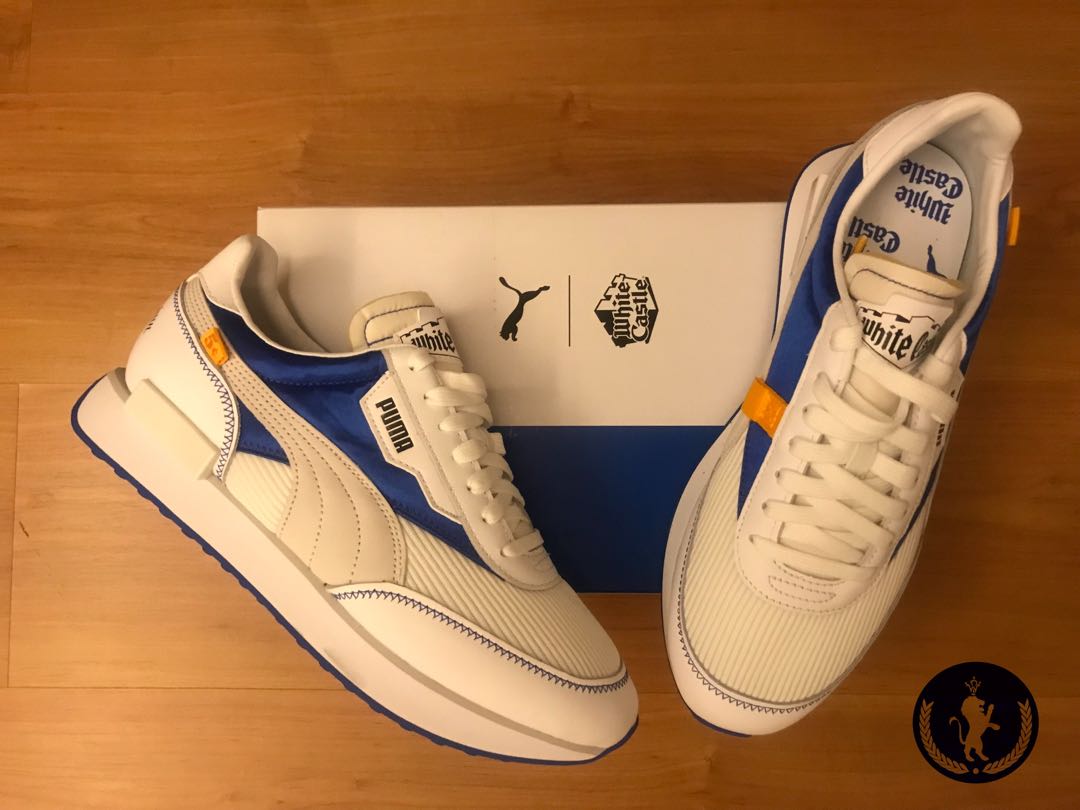 puma white castle sneakers