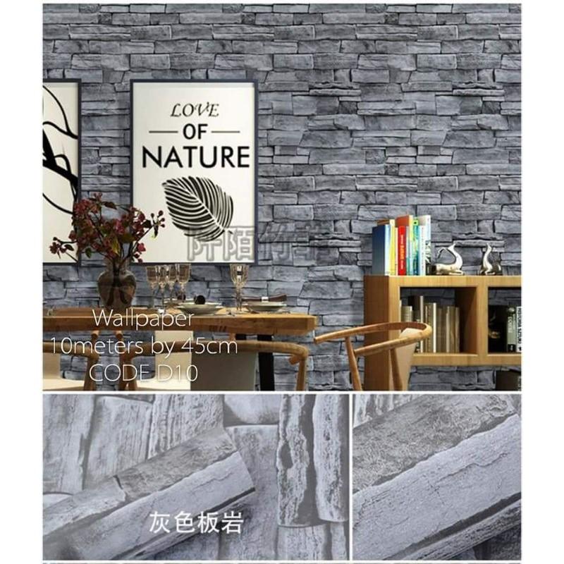 PVC WALLPAPER STICKER, Furniture & Home Living, Home Decor, Wall Decor