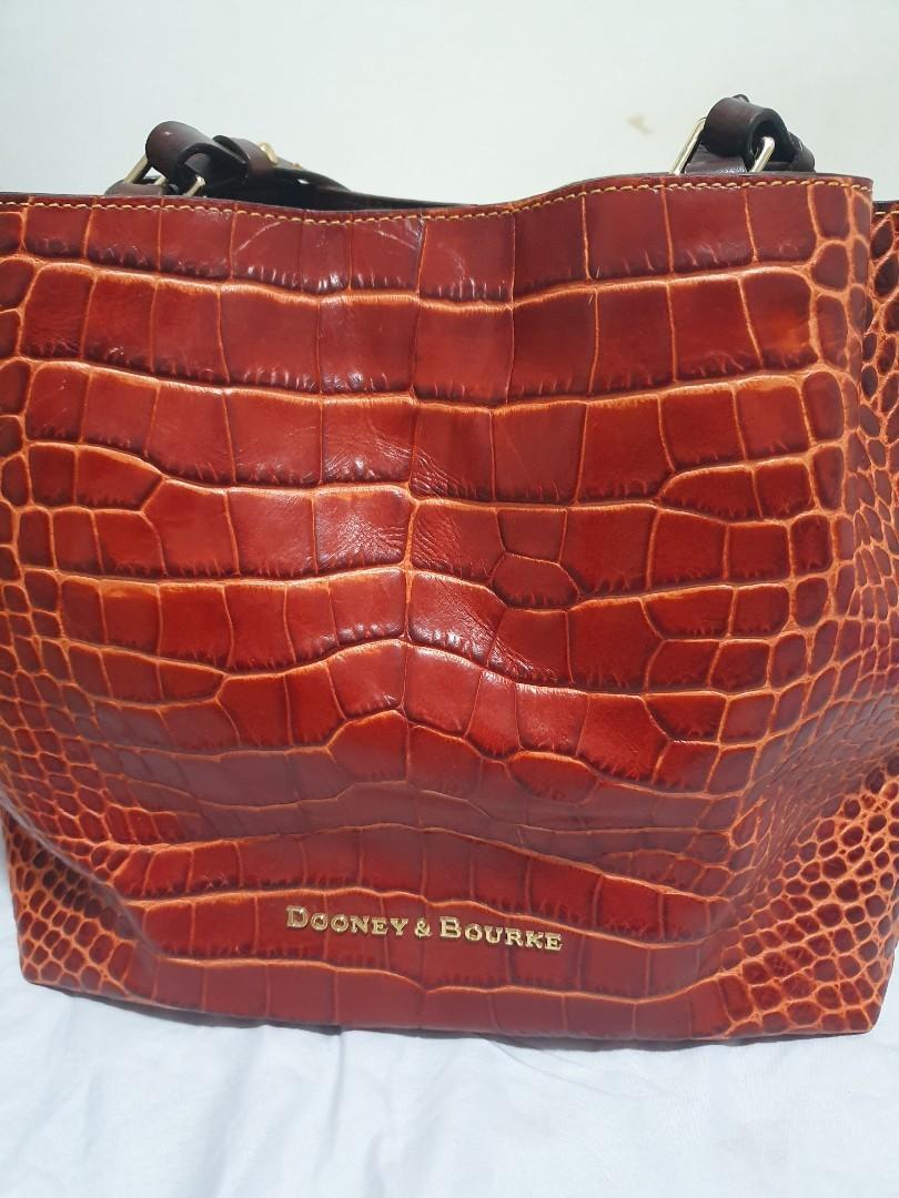 Dooney and bourke red tote top