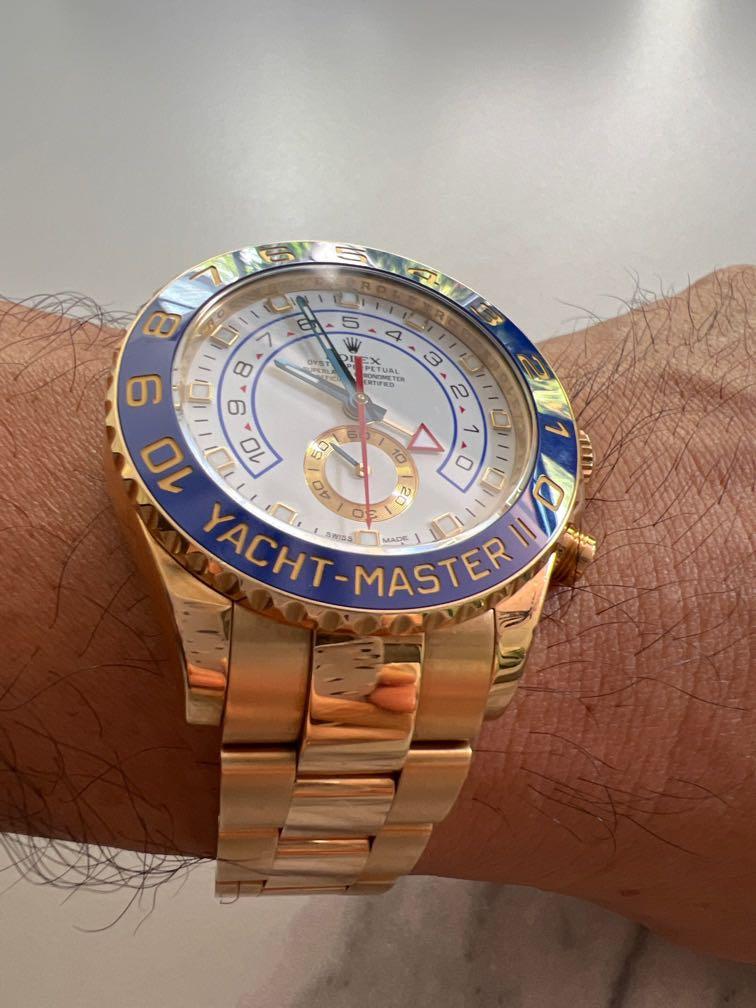 Gold yacht master 2 best sale