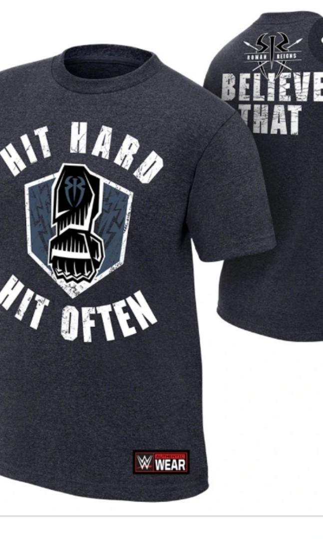 roman reigns logo t shirt