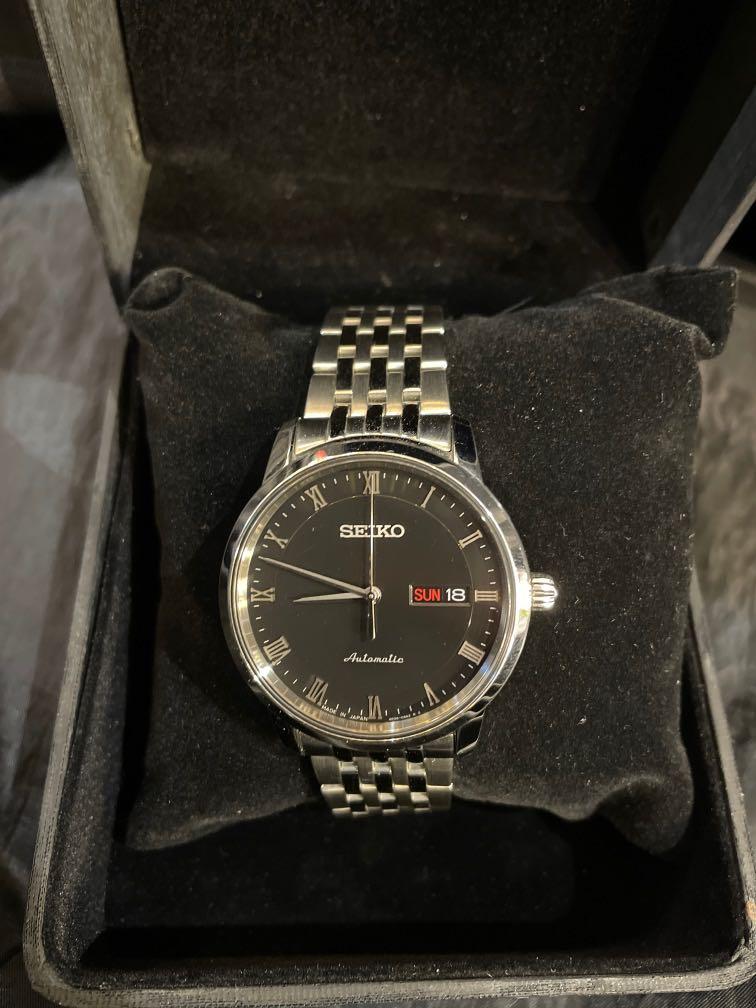 SEIKO Presage Automatic SRP693 SRP693J1 Stainless steel Sapphire Crystal Men Silver