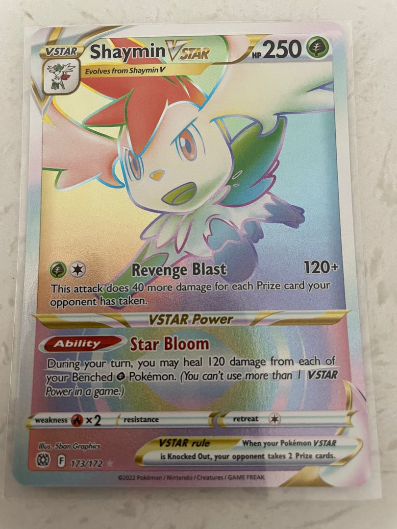 Shaymin V Full Art - Star Birth 🔥, Hobbies & Toys, Toys & Games on  Carousell