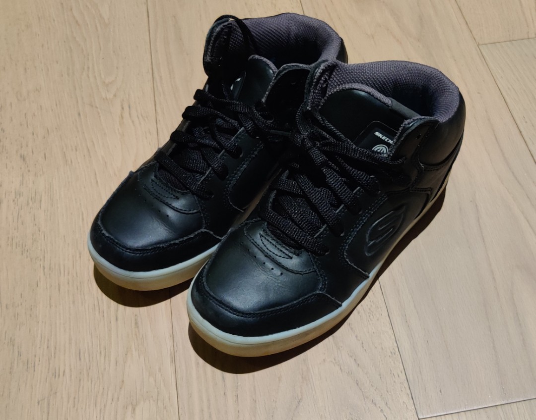 Skechers high tops black Clearance