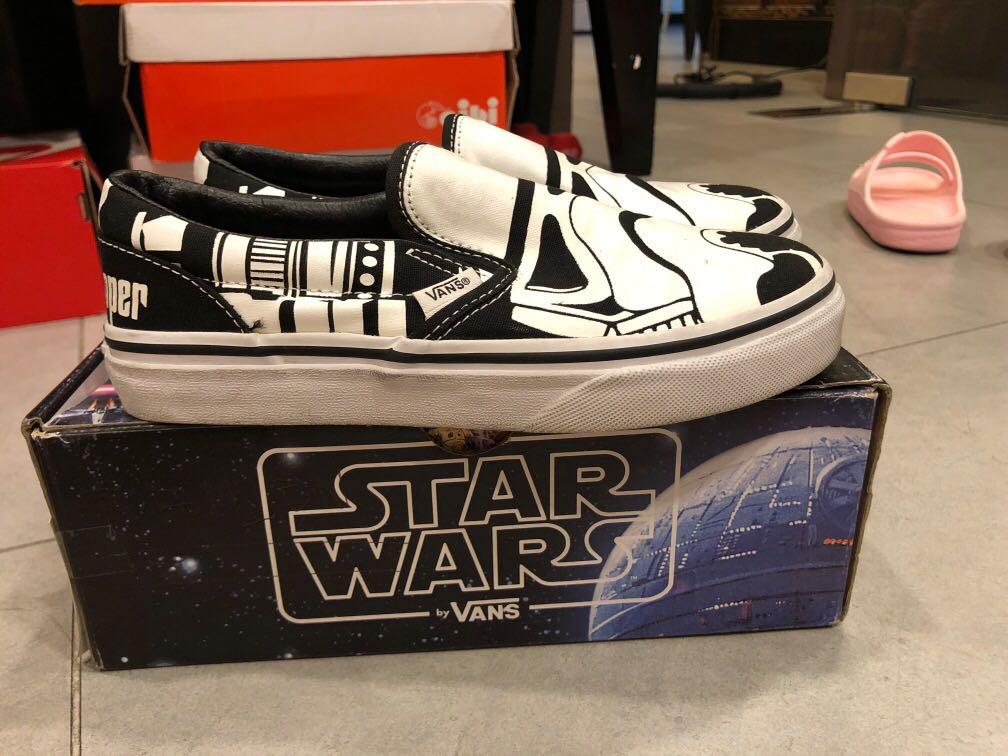 Star Wars Stormtrooper Vans Classic Slip On Babies Kids Babies
