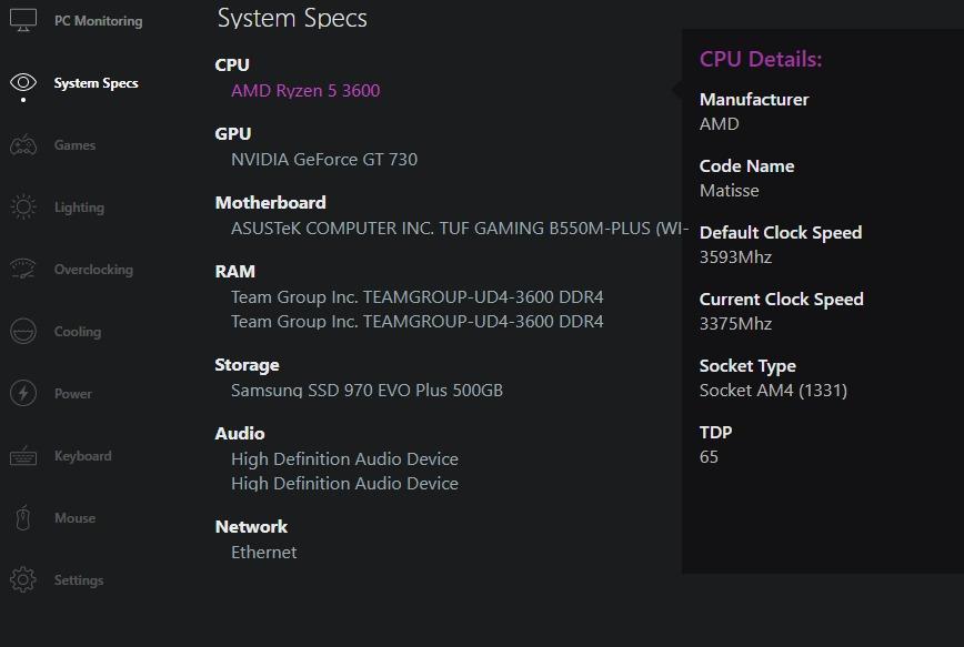 For Sale System Unit (Category: Desktops) located in Baguio. Submitted by chuck.krueger (Listing ID 1156656421, Image 2). Description: System Unit only Specs below Processor: Ryzen 5 3600 Motherboard: TUF Gaming B550-M Plus Wifi RAM: 16GB 3600mhz SSD: 1TB HDD: 500GB PSU: 550W Bronze FANS: 1 pc. 140mm NZXT 3 pc. 120mm NZXT with Hue+ and extra rgb light GPU: MSI GT 730 Case: DarkFlash Dlm21 White Date of Purchase: August 2020 or swap: Lenovo t480 i