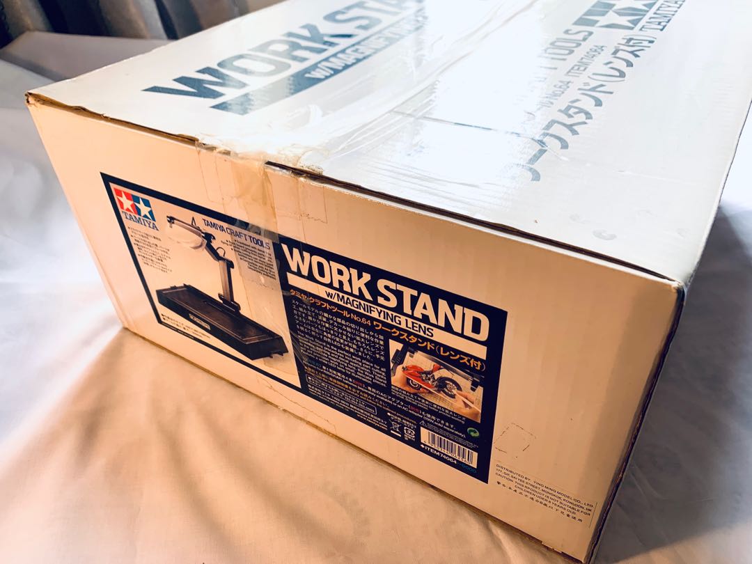 Work Station Tamiya 74064 WORK STAND W/MAGNIFYING LENS Tamiya Tools