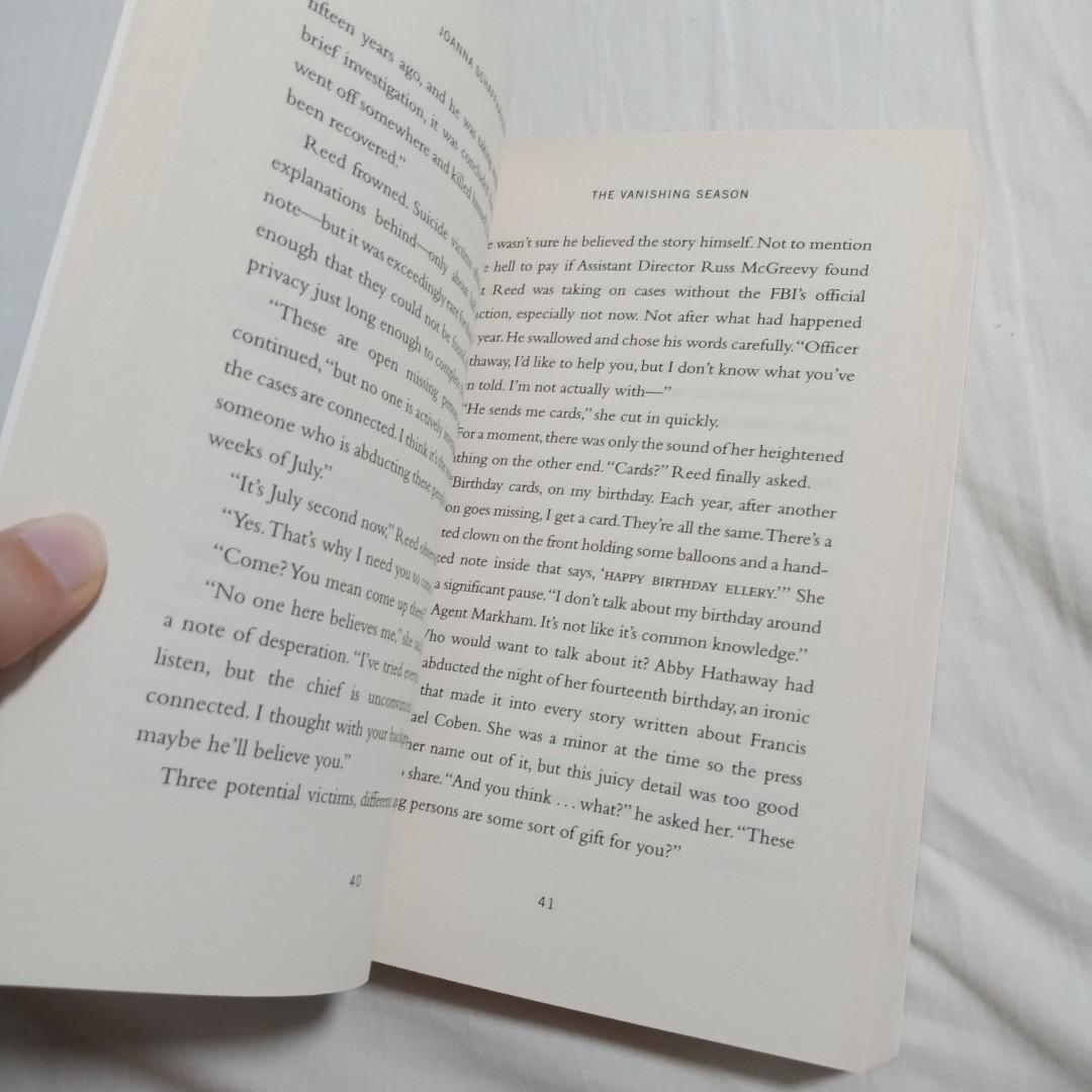 The Vanishing Season by Joanna Schaffhausen, Hobbies & Toys, Books