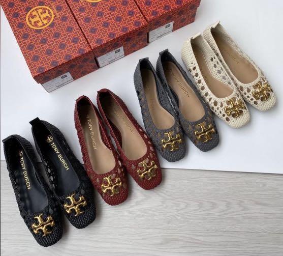 Tory Burch Eleanor Flats Women s Fashion Footwear Flats on Carousell